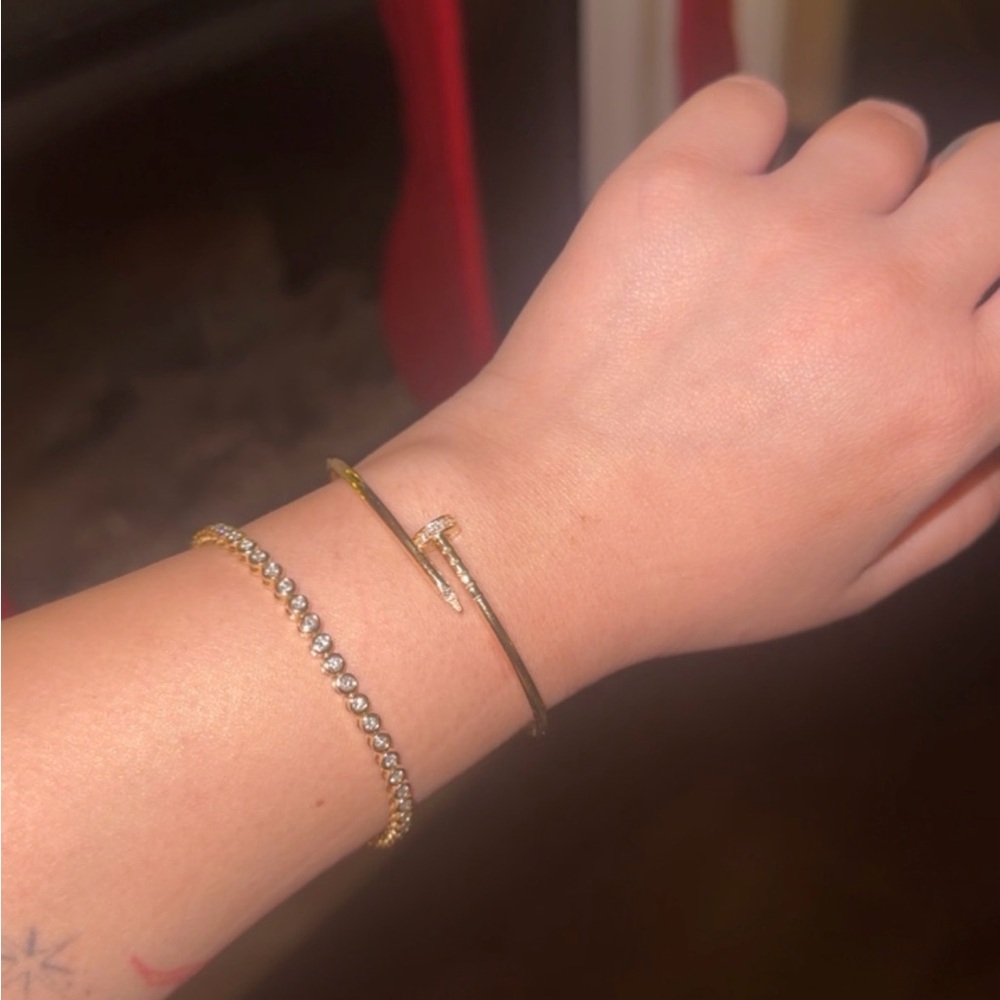 ****SOLD******Juste Un Clou with Diamonds
